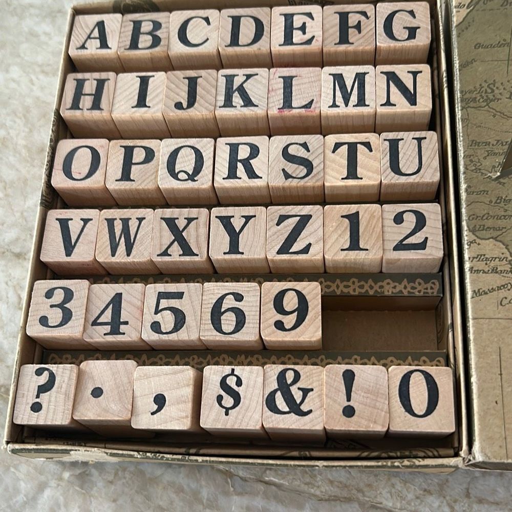 Alphabet Stamp Kit NEW